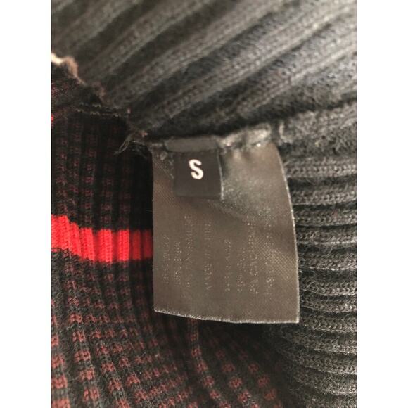 Proenza Schouler Space Dye Dress Ribbed Knit Long Sleeve Midi Multi Striped S - Picture 5 of 7